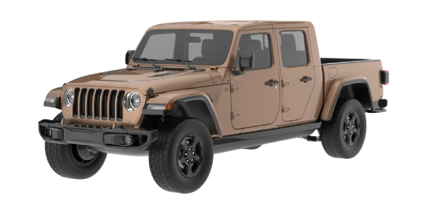 Bronze Jeep 3/4 side view